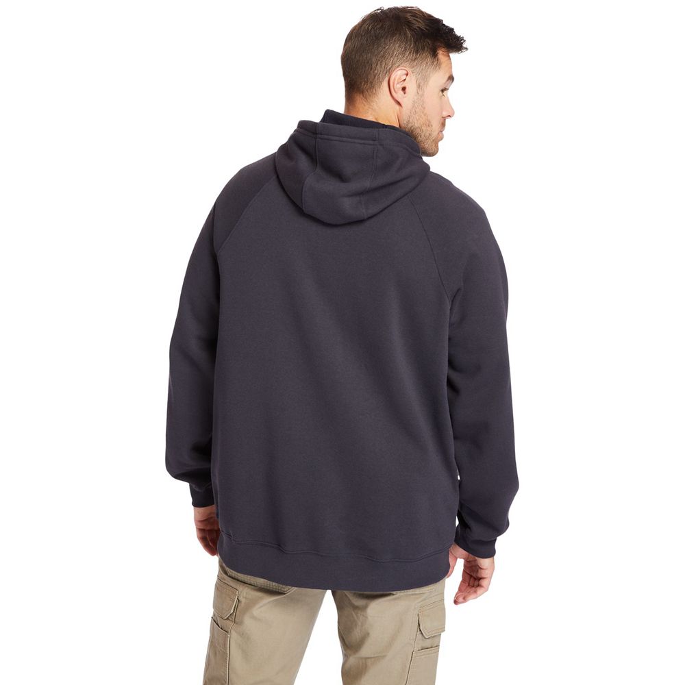 Timberland Φουτερ Ανδρικα Σκουρο Μπλε - Pro® Big & Tall Hood Honcho Sport Hoodie - Greece 6213487-EB